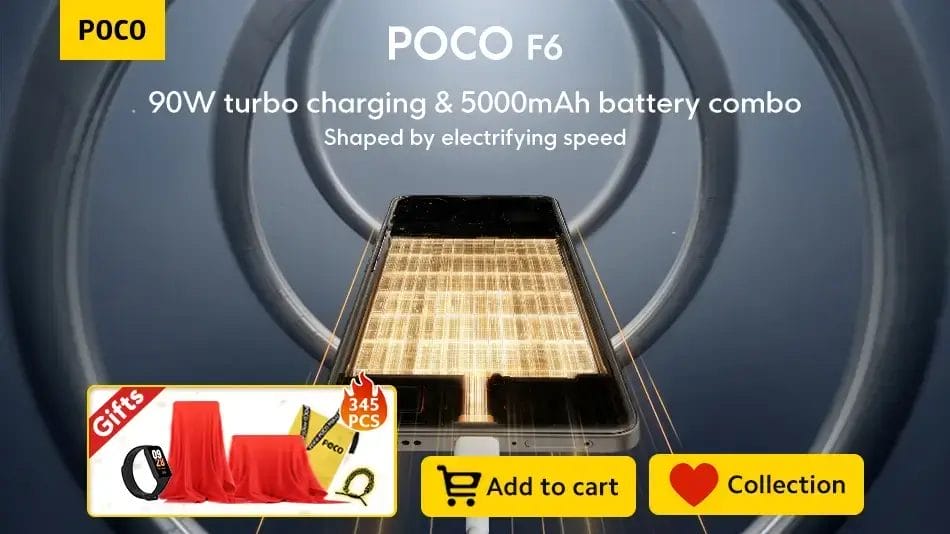 POCO F6 هاتف 5G الرائد مع تفوق الشحن التوربيني 6 بوكو f6 شحن توربيني 90 واط و سعة ضخمة تبلغ 5000 مللي امبير في الساعة تم تصميمها بطريقة مذهلة