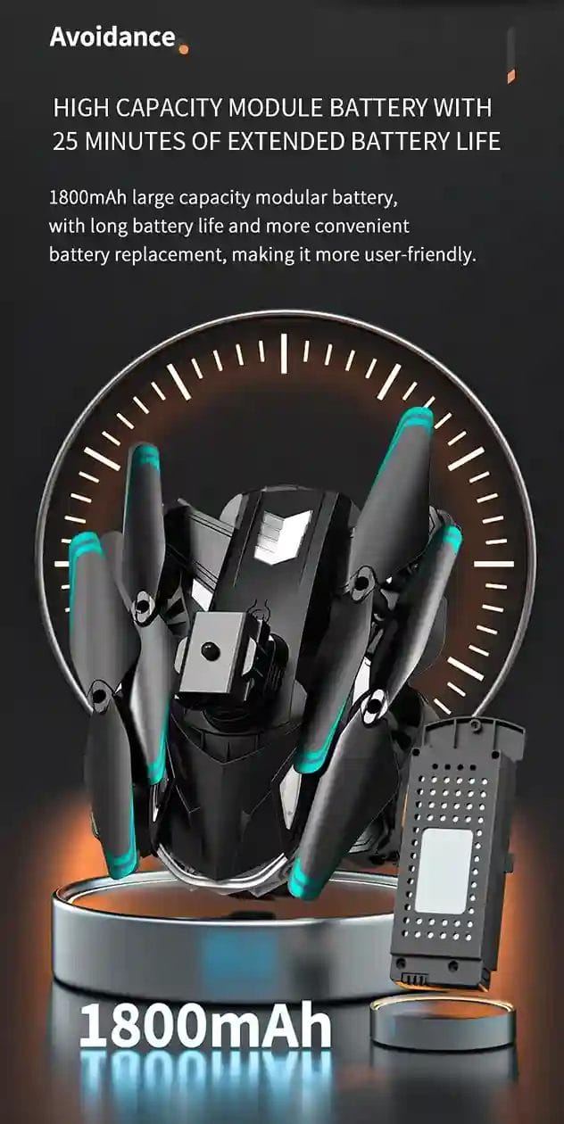 استكشاف الطائرة بدون طيار Mijia 109L 8K 5G GPS الاحترافية 19 بطارية وحدة عالية السعة مع عمر بطارية يصل الى 25 دقيقة 1800 مللي امبير في الساعة