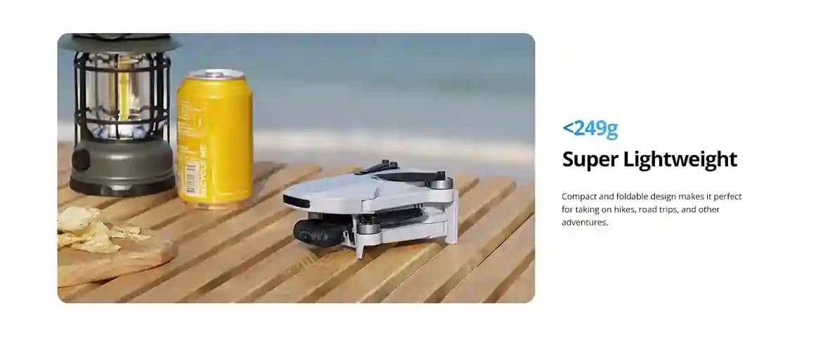 Potensic Mini Drone GPS 4K Professional أفضل درون في السوق 12 Potensic ATOM Mini Drone خفيفة الوزن للغاية 249 غرام فقط مع تصميم مدمج و قابل للطي