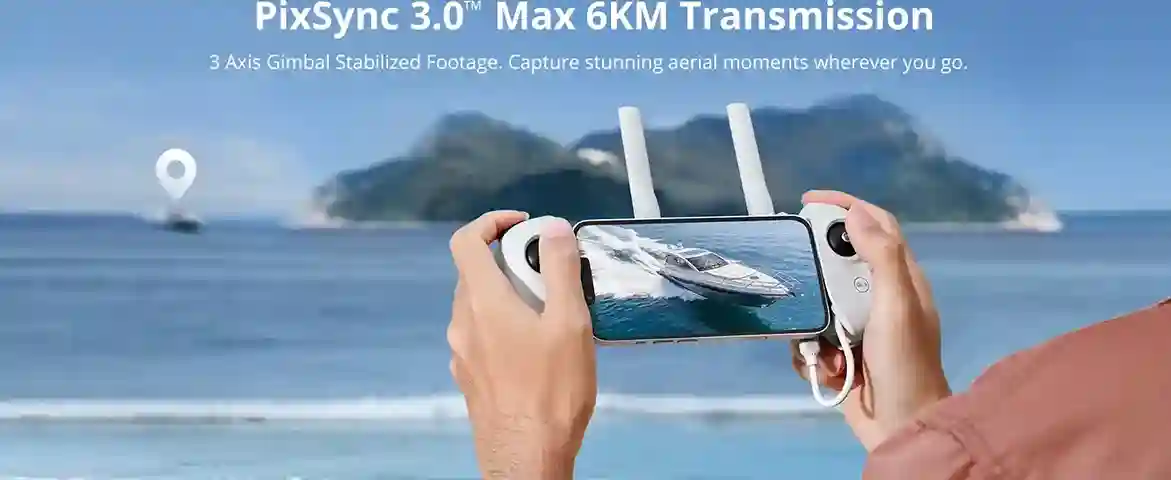 Potensic Mini Drone GPS 4K Professional أفضل درون في السوق 8 نقل الصور و تحكم سلسل حتى 6 كلم ما يميز Potensic ATOM Mini Drone