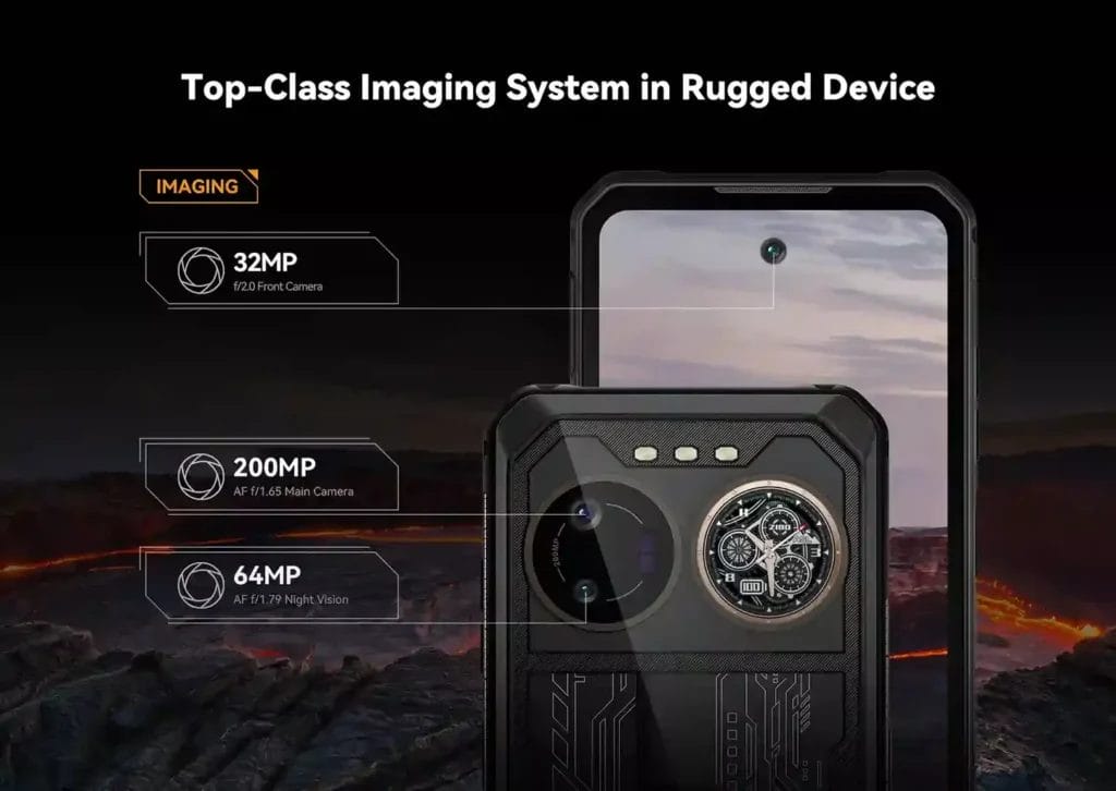 B2 Ultra كاميرات استثنائية (200MP، 64MP رؤية ليلية، 32MP أمامية)