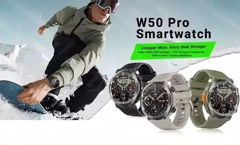Blackview W50 Pro ساعة ذكية قوية ومتينة