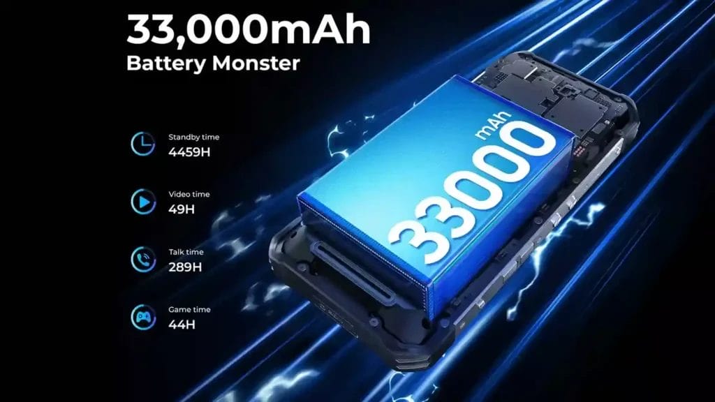 Oukitel WP100 Titan وبطارية 33000mAh الأسطورية
