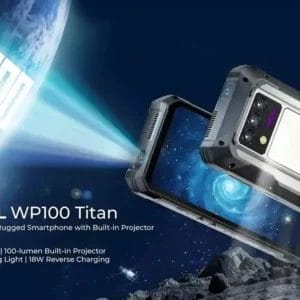 أول هاتف متين ببطارية 33000mAh وبروجيكتور مدمج Oukitel WP100 Titan يكسر الحواجز