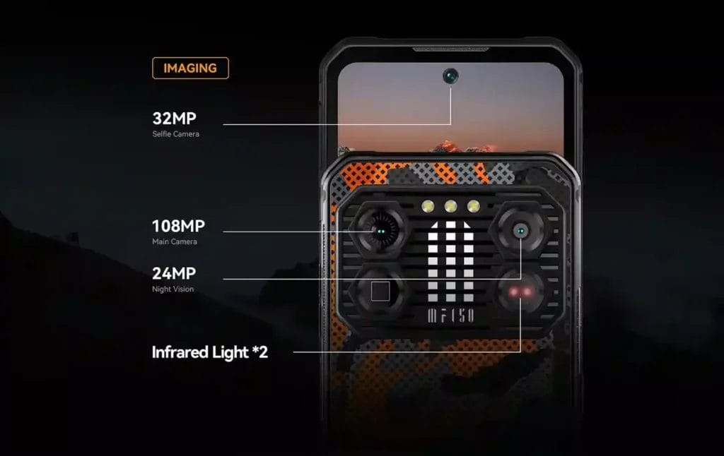 تصوير ليلي ورؤية واضحة كاميرا 24MP Night Vision في IIIF150 B2 Pro.