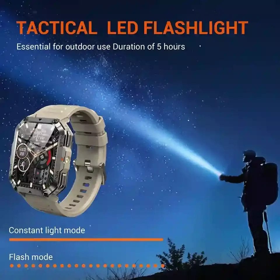 ساعة Blackview W70 Pro مصباح LED تكتيكي أساسي للاستخدام الخارجي