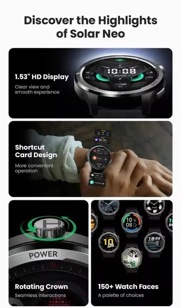 اكتشف أبرز مميزات HAYLOU Solar Neo