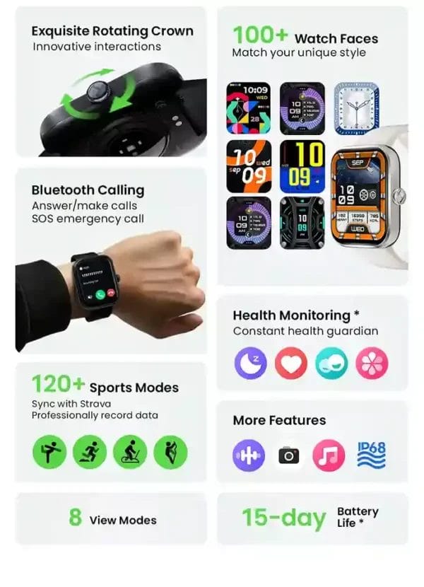اكتشف عالم الإمكانيات مع HAYLOU Watch 4 أكثر من مجرد ساعة