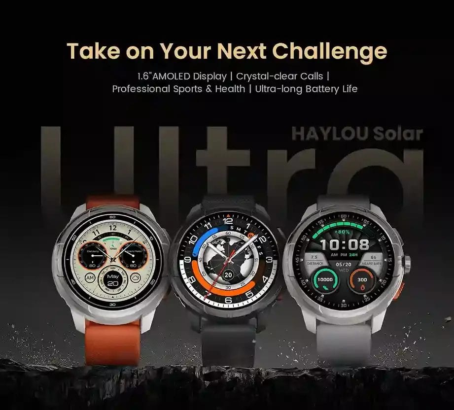 عش تجربتك الكاملة مع HAYLOU Solar Ultra شاشة 1.6 بوصة ومكالمات فائقة الوضوح