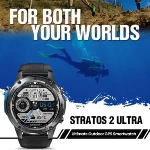 Zeblaze Stratos 2 Ultra ساعة GPS الذكية للمغامرات القصوى