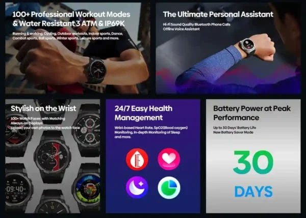 أكثر من 100 وضع رياضي، مساعد صوتي، تتبع صحي متقدم، وبطارية تدوم طويلاً. هذه هي VIBE 7 PRO