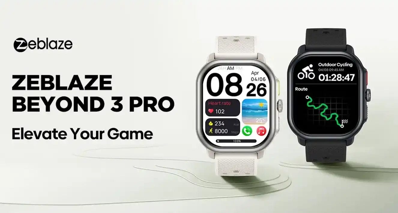ساعة Zeblaze Beyond 3 Pro الأناقة تلتقي بالابتكار