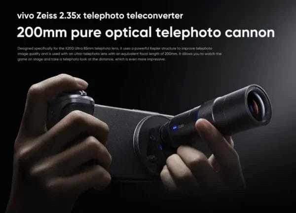 Vivo X200 Ultra عندما يلتقي الهاتف بالتصوير عدسة التقريب البصري من ZEISS