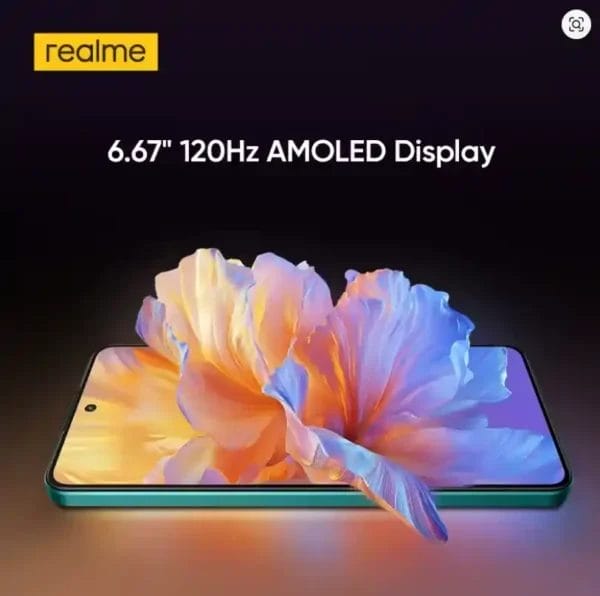 realme 14T شاشة غامرة ألوان تنبض بالحياة مع شاشة AMOLED بمعدل 120 هرتز