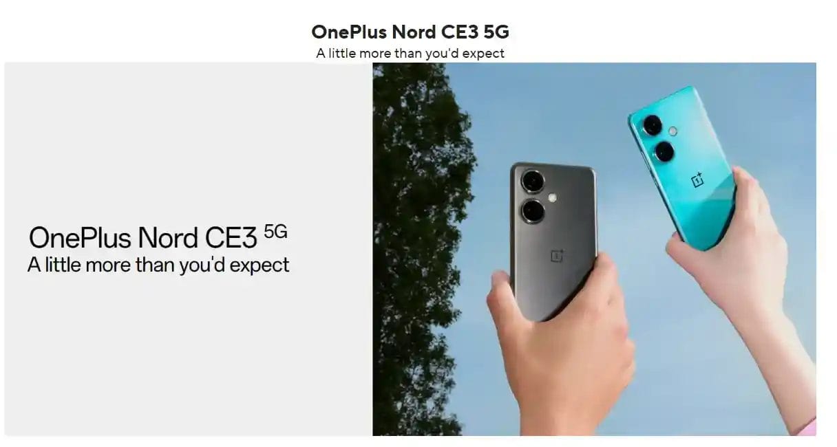 أناقة OnePlus Nord CE 3 5G بلونيه المميزين