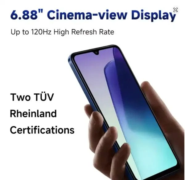 راحة عينيك أولاً مع هاتف Redmi 14C شاشة معتمدة من TÜV Rheinland