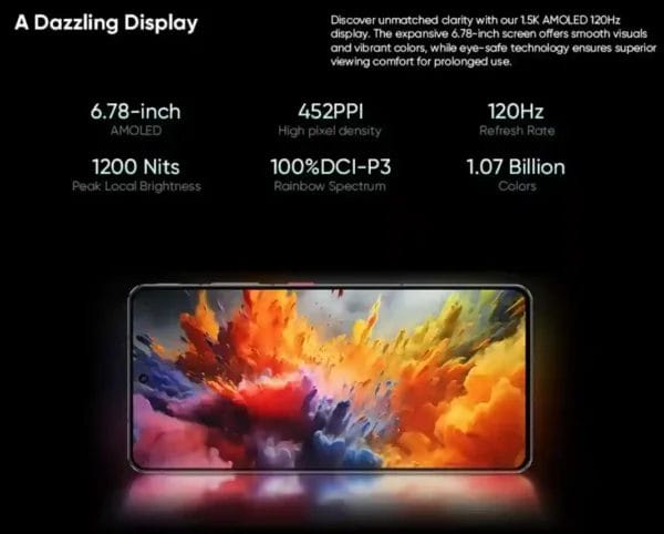 وضوح وسلاسة لا مثيل لهما شاشة 120Hz AMOLED في Nubia Z60S Pro
